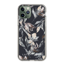 Slim Protection Case［ LAGUNAMOON - NuanceFlower - Navy ］