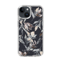 Slim Protection Case［ LAGUNAMOON - NuanceFlower - Navy ］