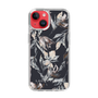 Slim Protection Case［ LAGUNAMOON - NuanceFlower - Navy ］