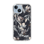 Slim Protection Case［ LAGUNAMOON - NuanceFlower - Navy ］
