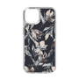 Slim Protection Case［ LAGUNAMOON - NuanceFlower - Navy ］