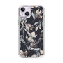 Slim Protection Case［ LAGUNAMOON - NuanceFlower - Navy ］