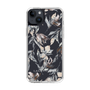 Slim Protection Case［ LAGUNAMOON - NuanceFlower - Navy ］