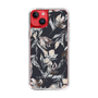 Slim Protection Case［ LAGUNAMOON - NuanceFlower - Navy ］