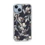 Slim Protection Case［ LAGUNAMOON - NuanceFlower - Navy ］