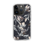 Slim Protection Case［ LAGUNAMOON - NuanceFlower - Navy ］