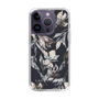 Slim Protection Case［ LAGUNAMOON - NuanceFlower - Navy ］