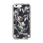 Slim Protection Case［ LAGUNAMOON - NuanceFlower - Navy ］