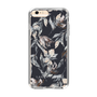 Slim Protection Case［ LAGUNAMOON - NuanceFlower - Navy ］