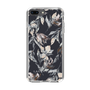 Slim Protection Case［ LAGUNAMOON - NuanceFlower - Navy ］