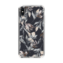Slim Protection Case［ LAGUNAMOON - NuanceFlower - Navy ］