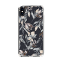 Slim Protection Case［ LAGUNAMOON - NuanceFlower - Navy ］