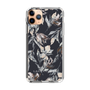 Slim Protection Case［ LAGUNAMOON - NuanceFlower - Navy ］