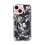 Slim Protection Case［ LAGUNAMOON - NuanceFlower - Navy ］