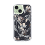 Slim Protection Case［ LAGUNAMOON - NuanceFlower - Navy ］