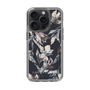 Slim Protection Case［ LAGUNAMOON - NuanceFlower - Navy ］