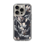 Slim Protection Case［ LAGUNAMOON - NuanceFlower - Navy ］