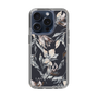Slim Protection Case［ LAGUNAMOON - NuanceFlower - Navy ］