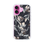 Slim Protection Case［ LAGUNAMOON - NuanceFlower - Navy ］