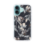 Slim Protection Case［ LAGUNAMOON - NuanceFlower - Navy ］