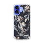Slim Protection Case［ LAGUNAMOON - NuanceFlower - Navy ］