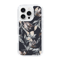Slim Protection Case［ LAGUNAMOON - NuanceFlower - Navy ］