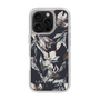Slim Protection Case［ LAGUNAMOON - NuanceFlower - Navy ］