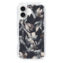 Slim Protection Case［ LAGUNAMOON - NuanceFlower - Navy ］