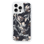 Slim Protection Case［ LAGUNAMOON - NuanceFlower - Navy ］