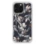Slim Protection Case［ LAGUNAMOON - NuanceFlower - Navy ］