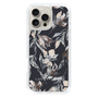 Slim Protection Case［ LAGUNAMOON - NuanceFlower - Navy ］