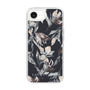 Slim Protection Case［ LAGUNAMOON - NuanceFlower - Navy ］