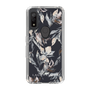 Slim Protection Case［ LAGUNAMOON - NuanceFlower - Navy ］