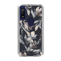 Slim Protection Case［ LAGUNAMOON - NuanceFlower - Navy ］