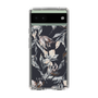 Slim Protection Case［ LAGUNAMOON - NuanceFlower - Navy ］