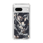 Slim Protection Case［ LAGUNAMOON - NuanceFlower - Navy ］