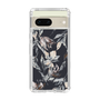 Slim Protection Case［ LAGUNAMOON - NuanceFlower - Navy ］