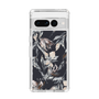 Slim Protection Case［ LAGUNAMOON - NuanceFlower - Navy ］
