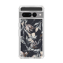 Slim Protection Case［ LAGUNAMOON - NuanceFlower - Navy ］