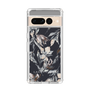 Slim Protection Case［ LAGUNAMOON - NuanceFlower - Navy ］