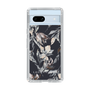 Slim Protection Case［ LAGUNAMOON - NuanceFlower - Navy ］