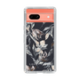 Slim Protection Case［ LAGUNAMOON - NuanceFlower - Navy ］