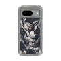 Slim Protection Case［ LAGUNAMOON - NuanceFlower - Navy ］