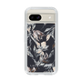 Slim Protection Case［ LAGUNAMOON - NuanceFlower - Navy ］
