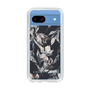 Slim Protection Case［ LAGUNAMOON - NuanceFlower - Navy ］