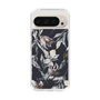 Slim Protection Case［ LAGUNAMOON - NuanceFlower - Navy ］