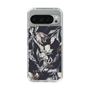 Slim Protection Case［ LAGUNAMOON - NuanceFlower - Navy ］