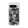 Slim Protection Case［ LAGUNAMOON - NuanceFlower - Navy ］