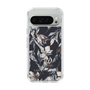 Slim Protection Case［ LAGUNAMOON - NuanceFlower - Navy ］