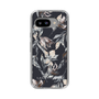 Slim Protection Case［ LAGUNAMOON - NuanceFlower - Navy ］